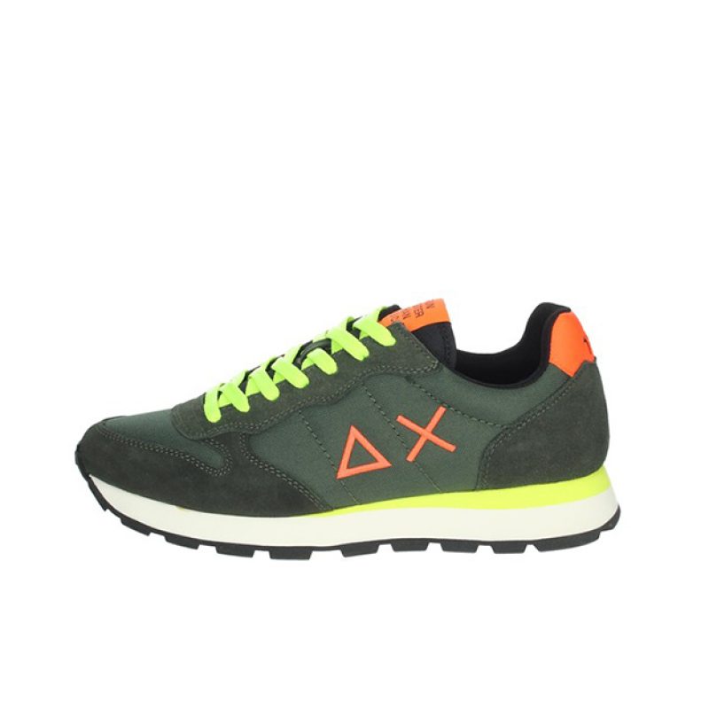 Sneaker Uomo in tessuto e camoscio
