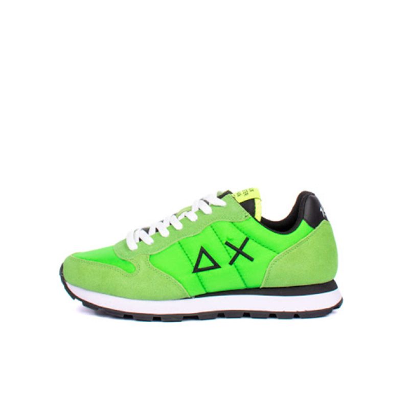 Sneaker Donna in tessuto e pelle scamosciata