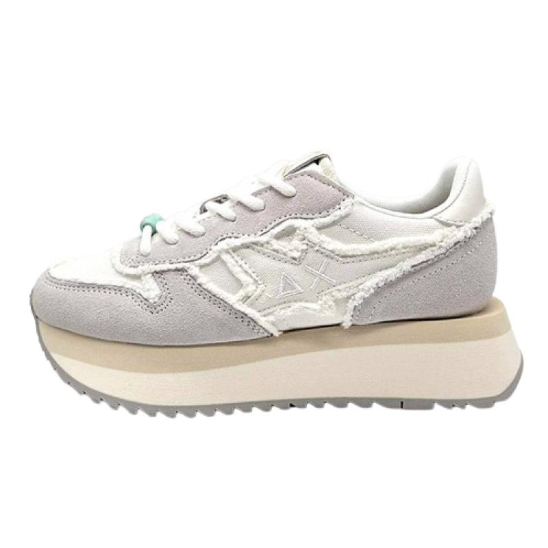 Sneaker Donna SUN68 in tessuto e camoscio - Z34216 BIG STARGIRL CANVAS