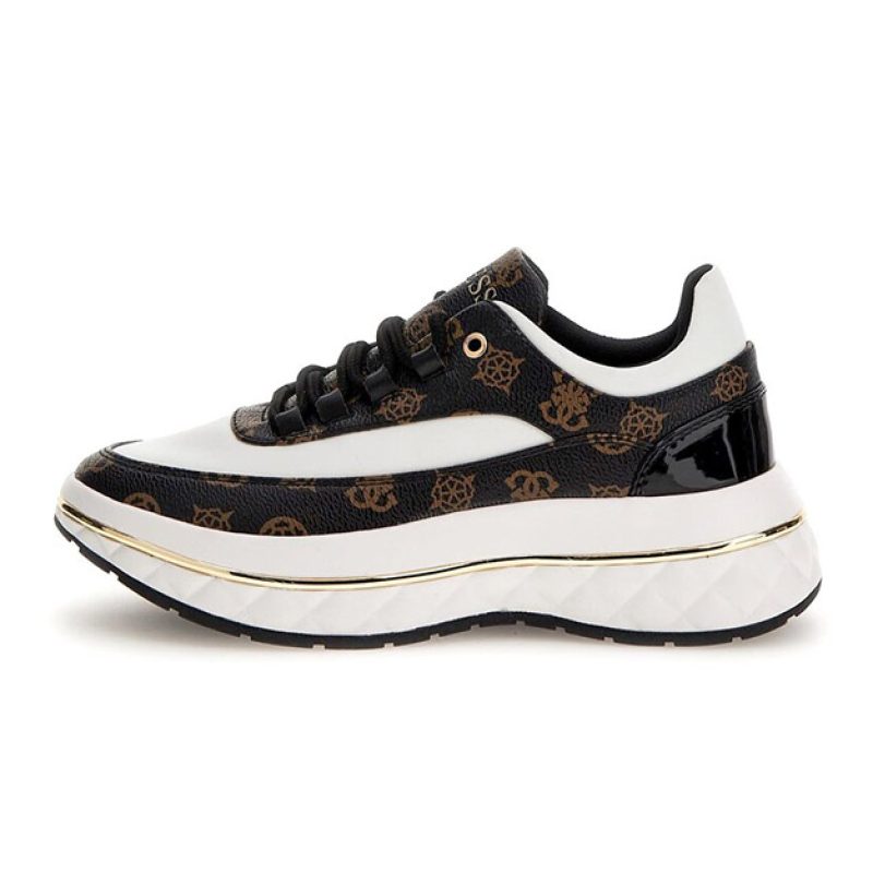 Sneaker Donna GUESS in pelle ed ecopelle - FL8KYRFAL12 WHIBR