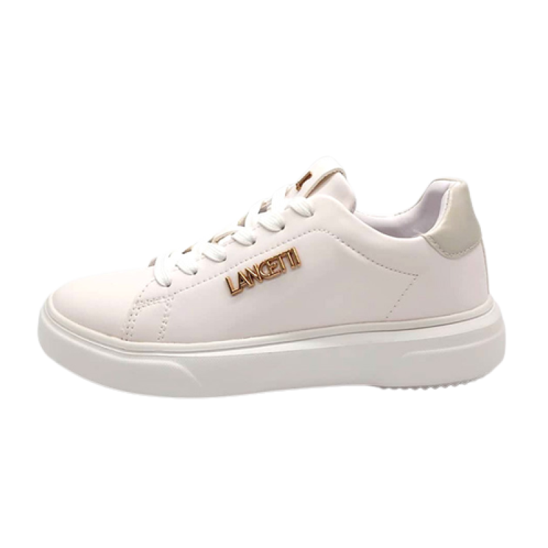 Sneaker Donna LANCETTI in ecopelle - LT95902SD WHITE