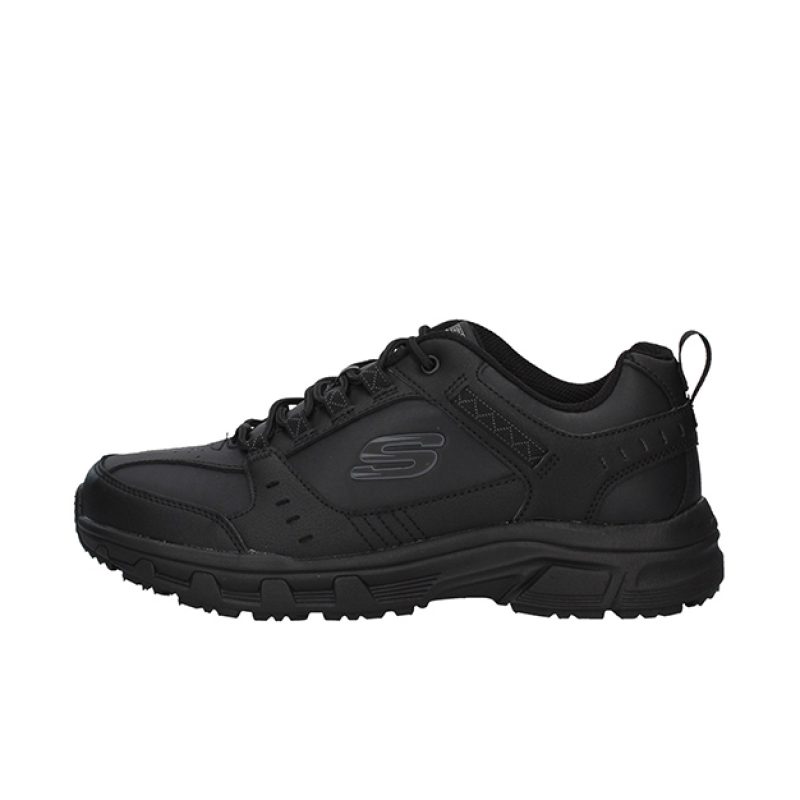 Sneaker Uomo Skechers in pelle e tessuto tecnico - 51896/BBK BLACK