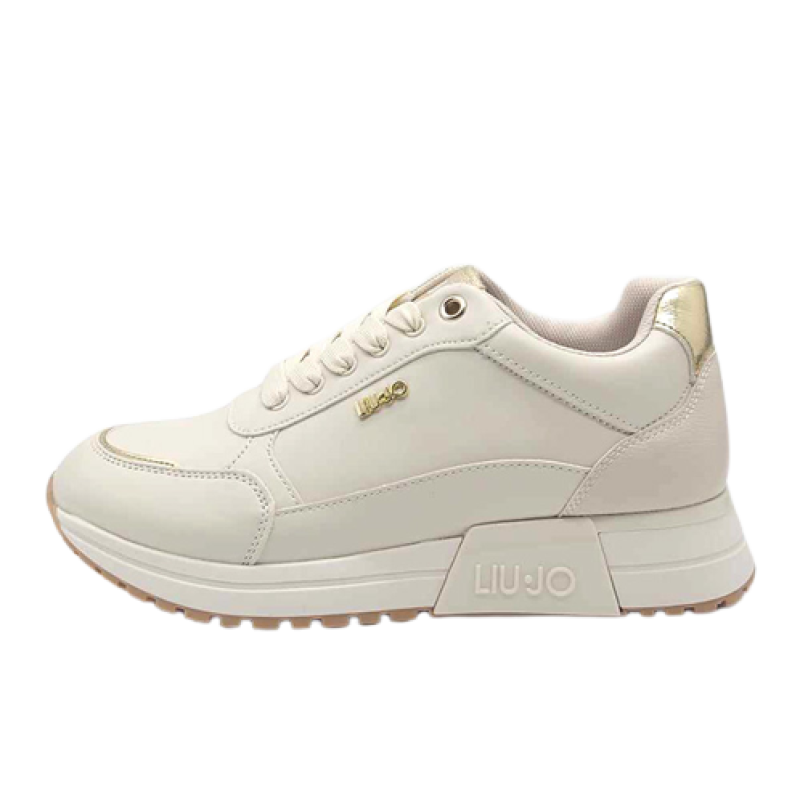 Sneaker Donna LIU JO JOHANNA01 in pelle - BF3133 EX014 CONCHIGLIA