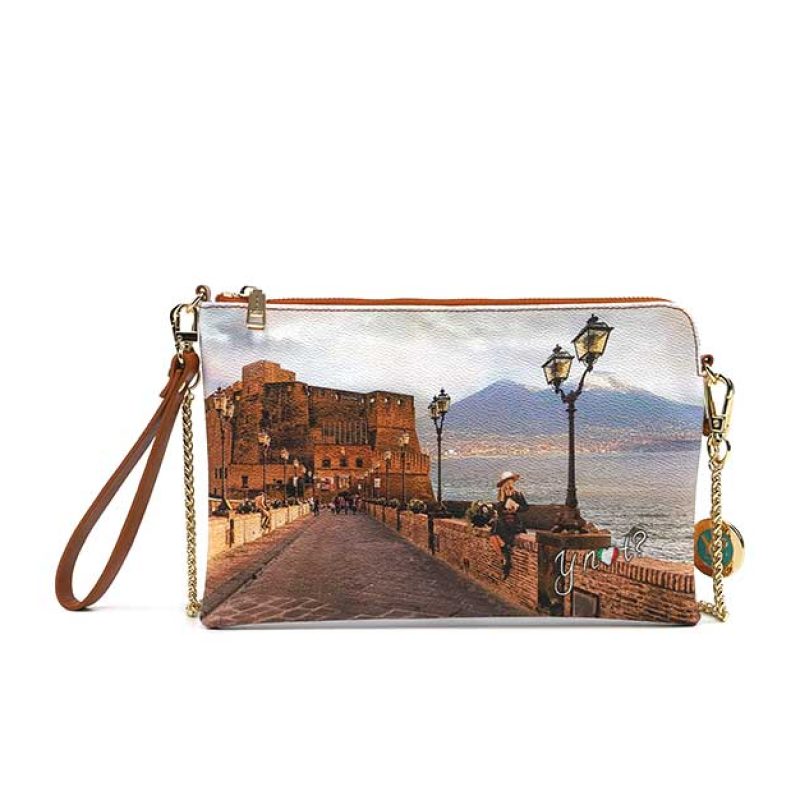 Tracolla small Donna Y NOT? in goffrato - YES-303F3 CASTEL DELL'OVO