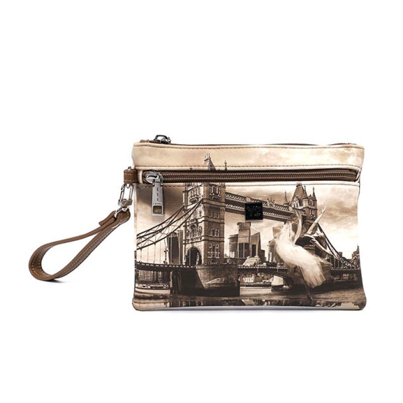 Pochette small Donna Y NOT? in ecopelle - DAN-342F3 LONDON
