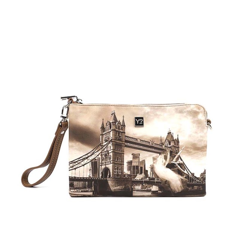 Pochette small Donna Y NOT? in ecopelle - DAN-384F3 LONDON