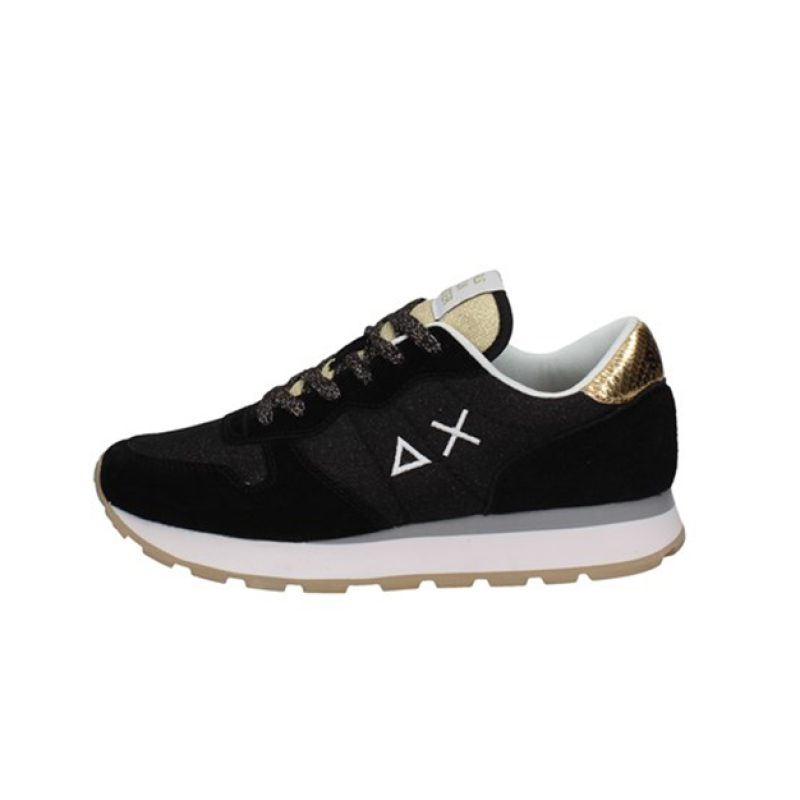 Sneaker Donna in tessuto ed ecopelle
