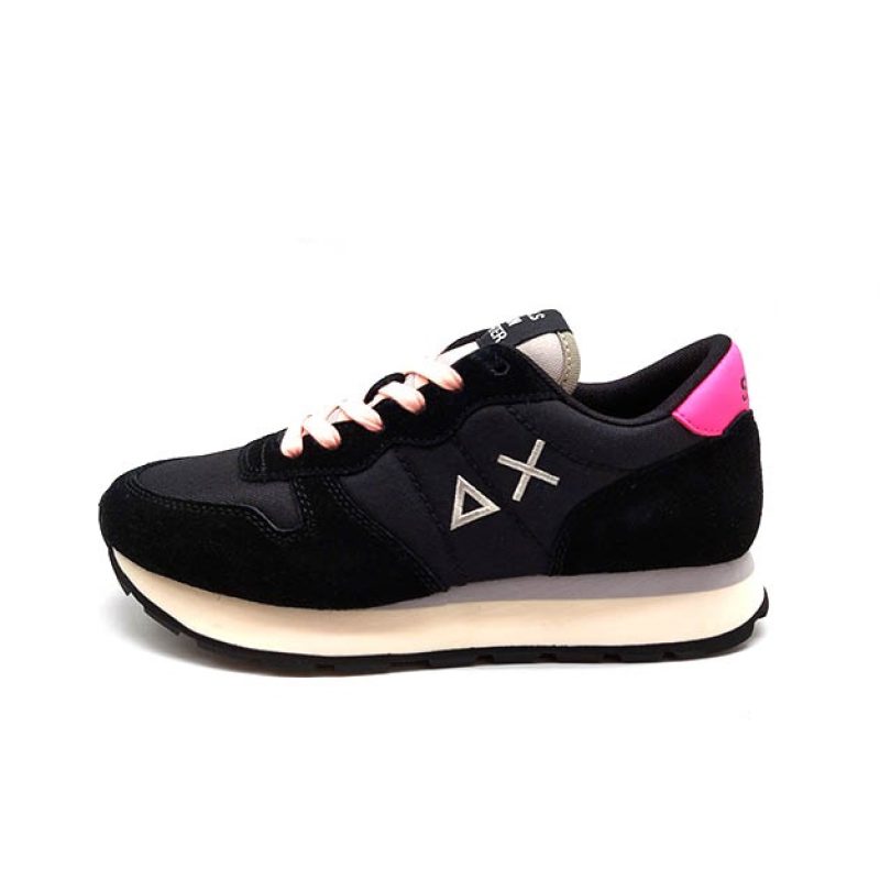 Sneaker Donna in tessuto e camoscio