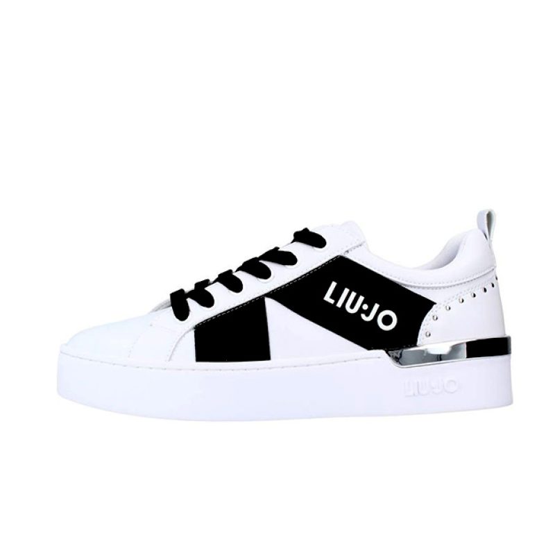 Sneaker Donna in pelle e tessuto