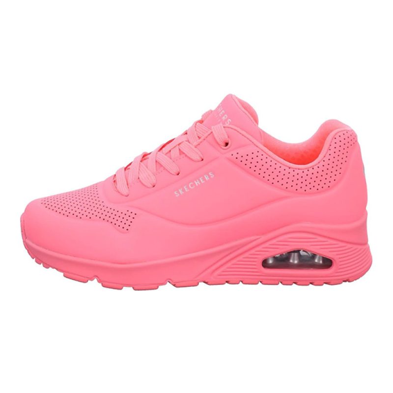 Sneaker Donna SKECHERS UNO STAND ON AIR in pelle - 73690CRL CORAL
