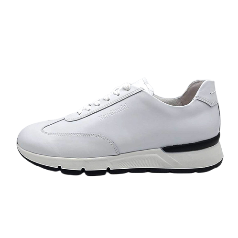 Sneaker Uomo NERO GIARDINI in pelle - E302822U/707 BIANCO
