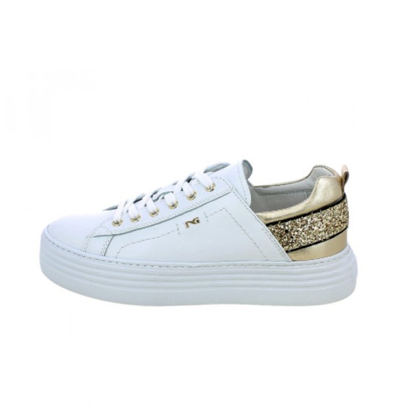 Sneaker Donna NERO GIARDINI in pelle - E218134D/707