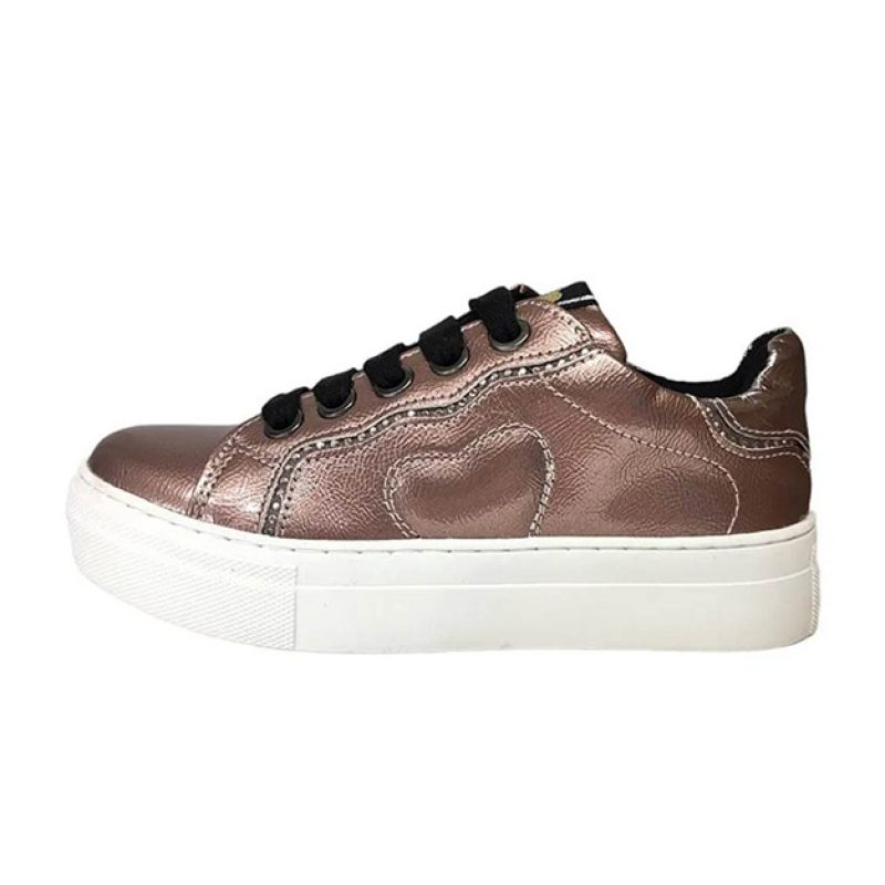 Sneaker Bambina ASSO in ecopelle - AG-13942 OLD PINK