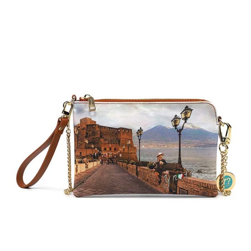 Pochette small Donna Y NOT? in goffrato - YES-384F3 CASTEL DELL'OVO