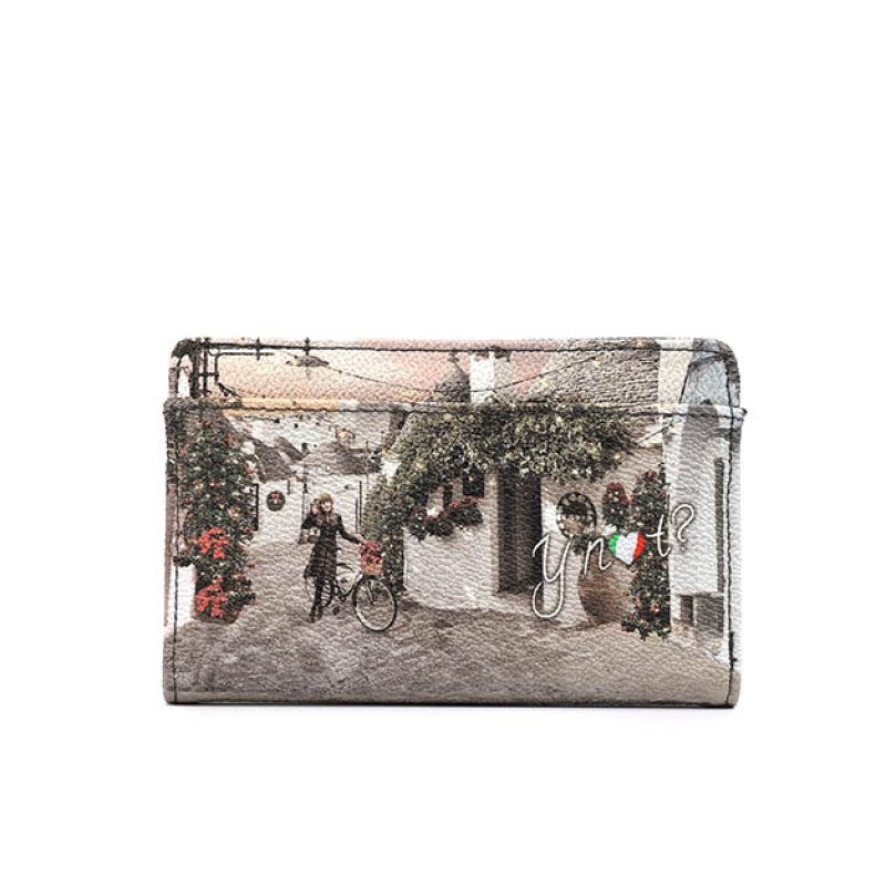 Portacarte/Portamonete Donna YNOT? in goffrato - YES-634F3 TRULLI XMAS