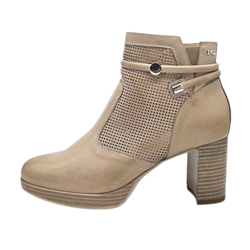 Tronchetto Donna NERO GIARDINI in pelle - E409730D/439 CHAMPAGNE