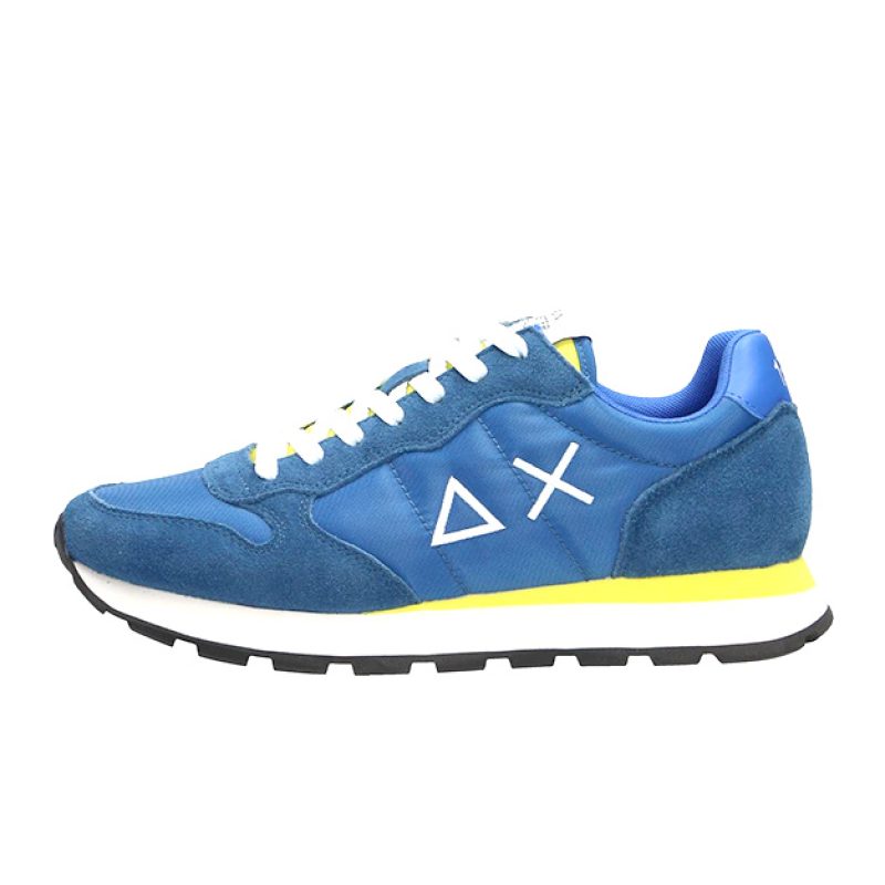 Sneaker Uomo SUN68 in tessuto e camoscio - TOM SOLID NYLON Z33101 OTTANIO