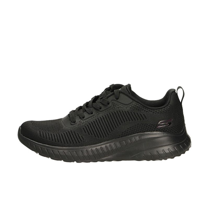 Sneaker Donna SKECHERS in tessuto mesh - 117209/BBK BLACK