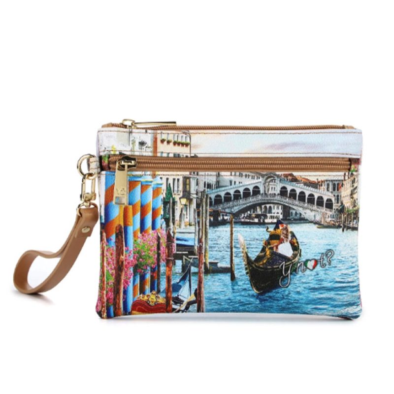 Pochette small Donna YNOT in goffrato - YES-342S5 DREAM IN VENICE