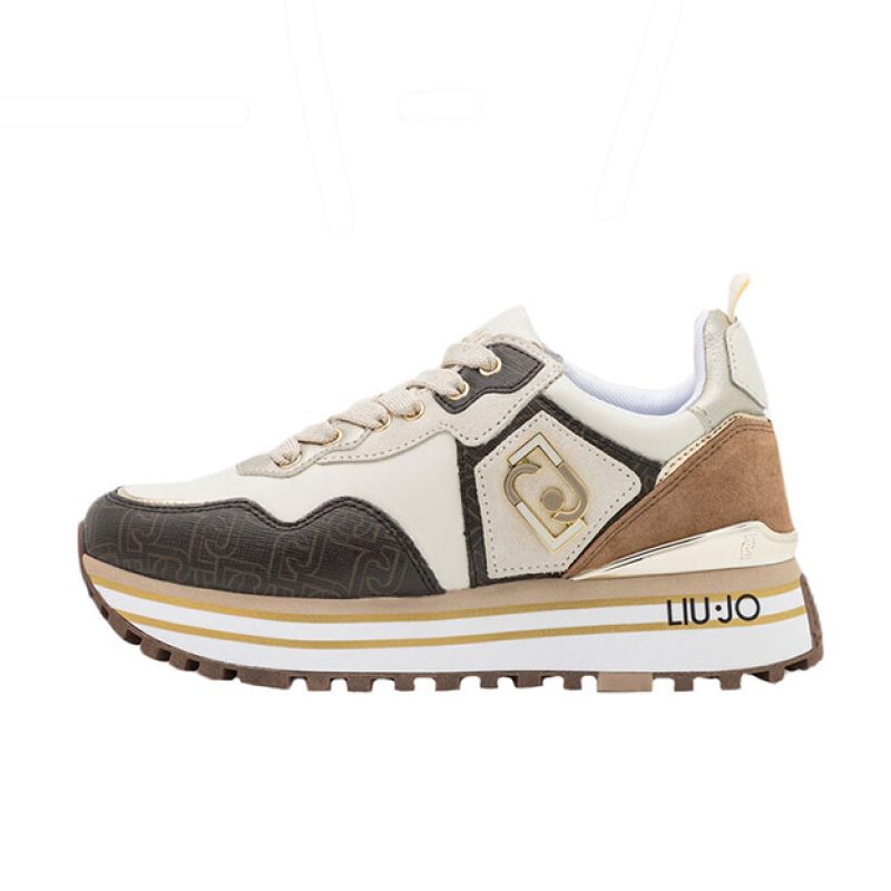 Sneaker Donna LIU JO in pelle ed ecopelle - BF2095 PX141 CONCHIGLIA