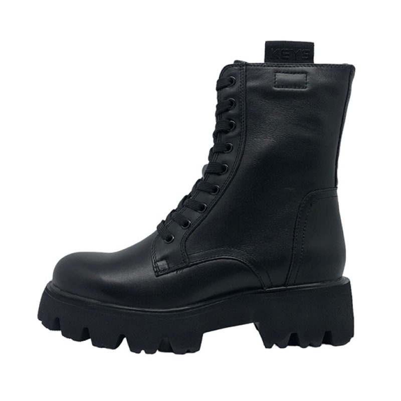 Anfibio Donna KEYS in pelle - K-7205 BLACK
