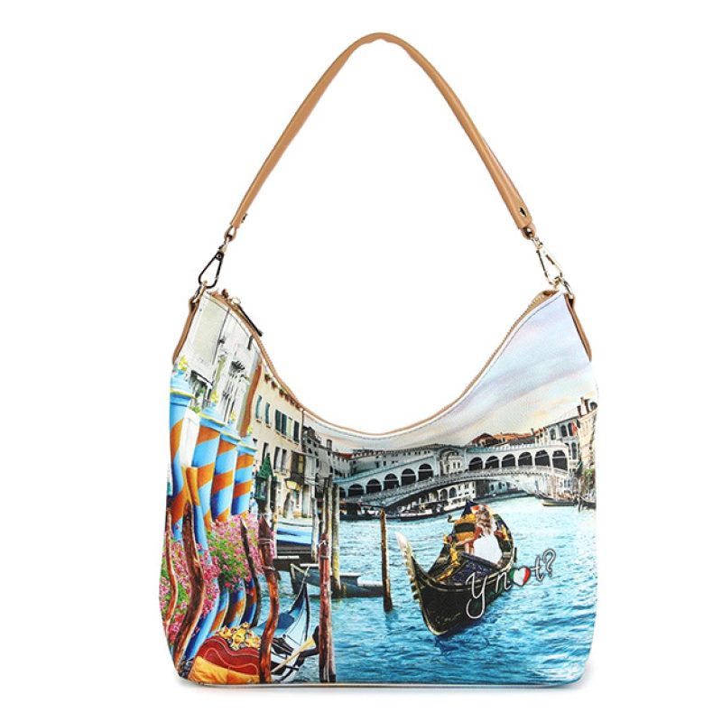 Borsatracolla hobo Donna YNOT in goffrato - YES-618S5 DREAM IN VENICE