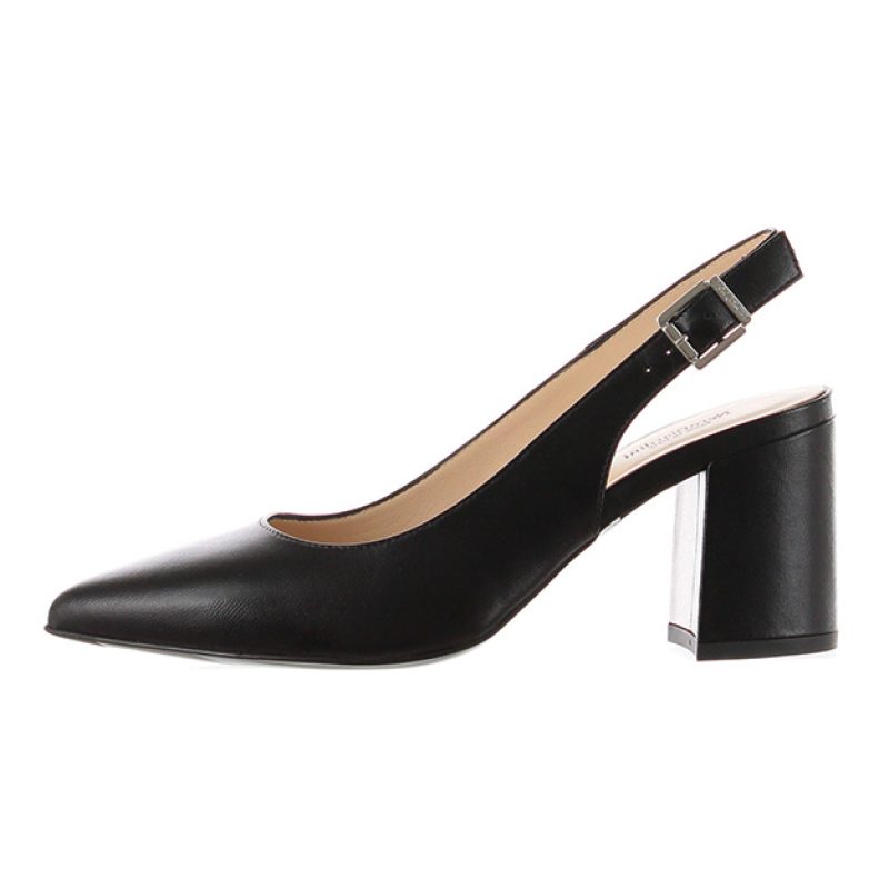 Décolleté Donna slingback NERO GIARDINI in pelle - E409431D100 NERO