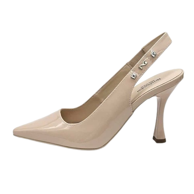 Décolleté Donna slingback NERO GIARDINI in pelle verniciata - E409370DE/720 CONFETTO