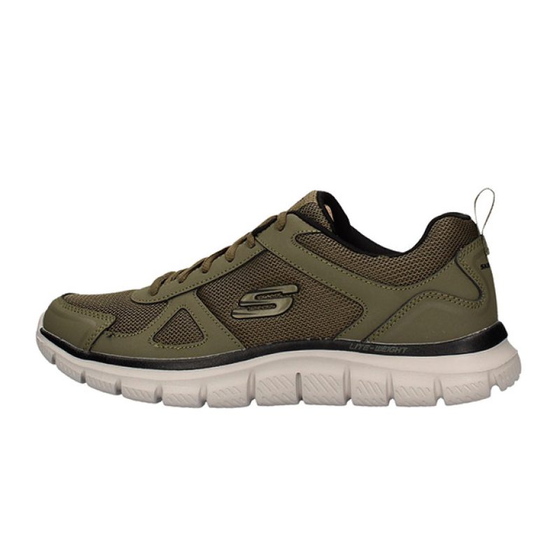 Sneaker Uomo SKECHERS in tessuto tecnico - 52631/OLBK OLIVE/BLACK