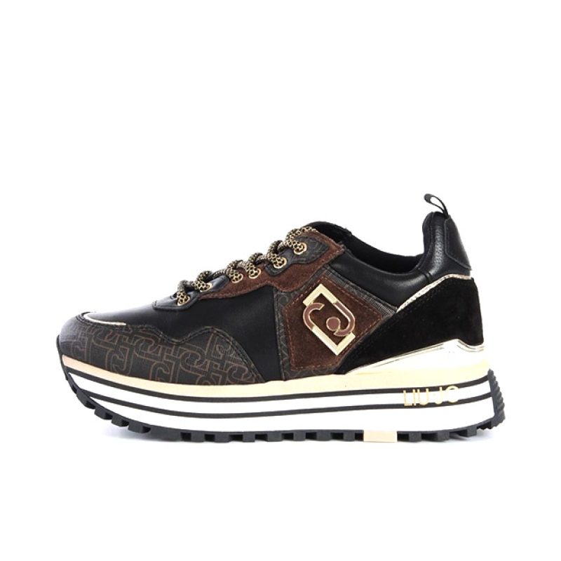 Sneaker Donna LIU JO in pelle ed ecopelle - BF2095 PX141 BLACK