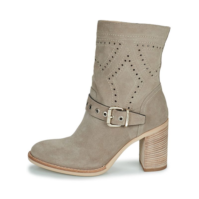 Stivaletto Donna NERO GIARDINI in camoscio - E217900D/451 CRETA