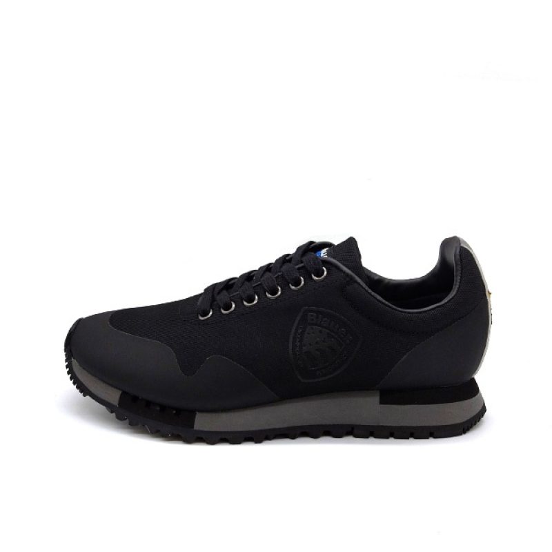 Sneaker Uomo in tessuto tecnico e pelle