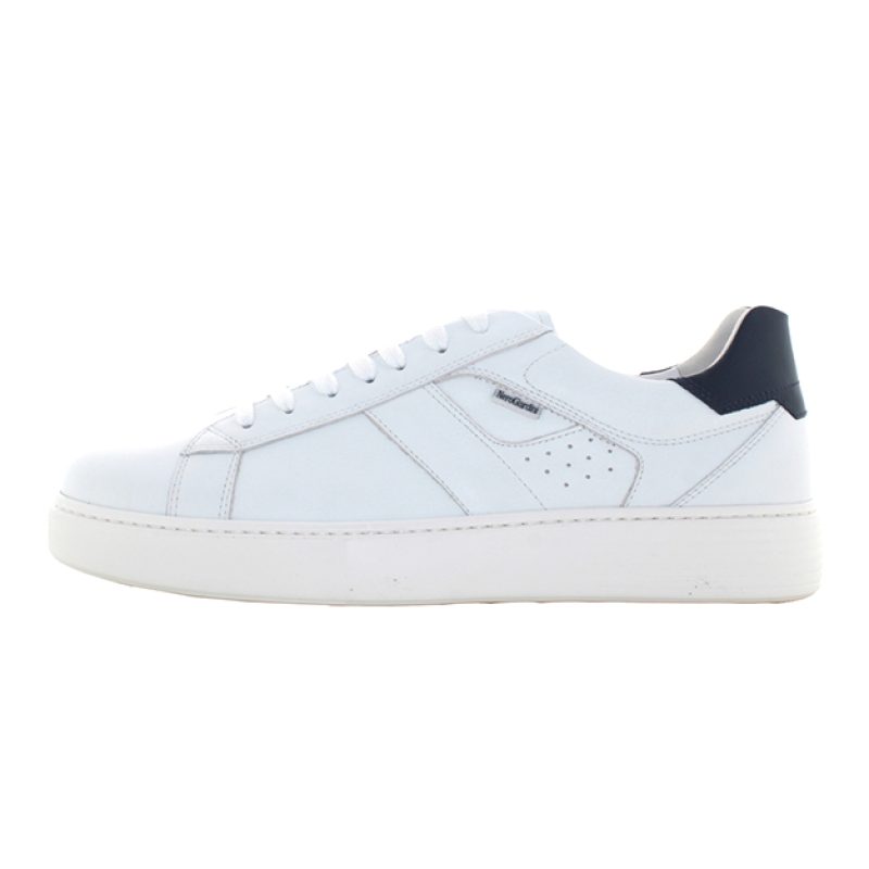 Sneaker Uomo NERO GIARDINI in pelle - E500701U/707 BIANCO