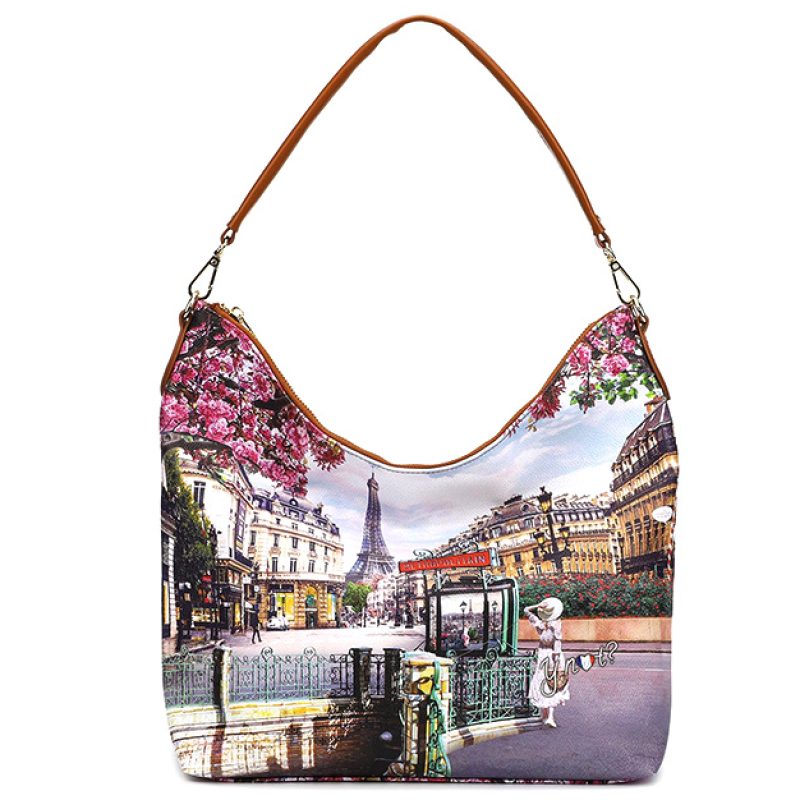 Borsatracolla hobo Donna YNOT in goffrato - YES-618S5 EMILY IN PARIS