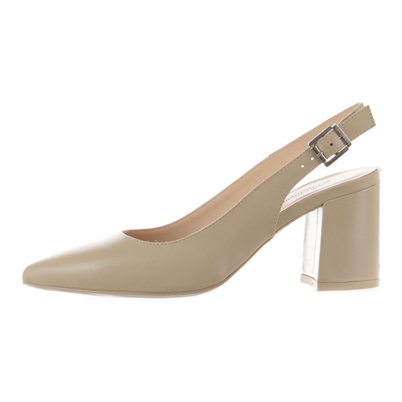 Décolleté Donna slingback NERO GIARDINI in pelle - E409431D453 LINO