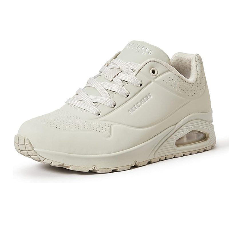 Sneaker Donna SKECHERS in pelle - 73690OFWT OFF WHITE