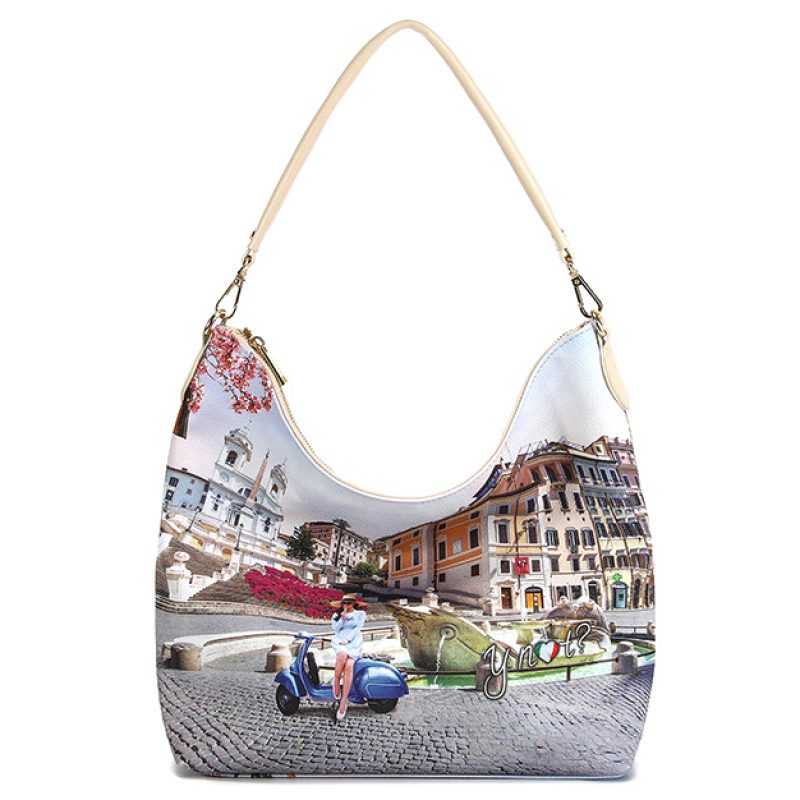 Borsatracolla hobo Donna YNOT in goffrato - YES-618S5 VACANZA ROMANA