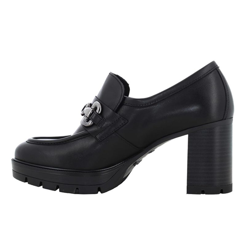 Mocassino Donna NERO GIARDINI in pelle - I411432d100 NERO