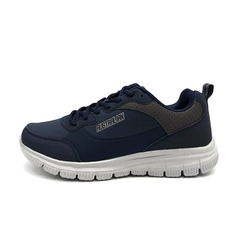 Sneaker Uomo AUSTRALIAN in ecopelle traspirante - AM521 NAVY