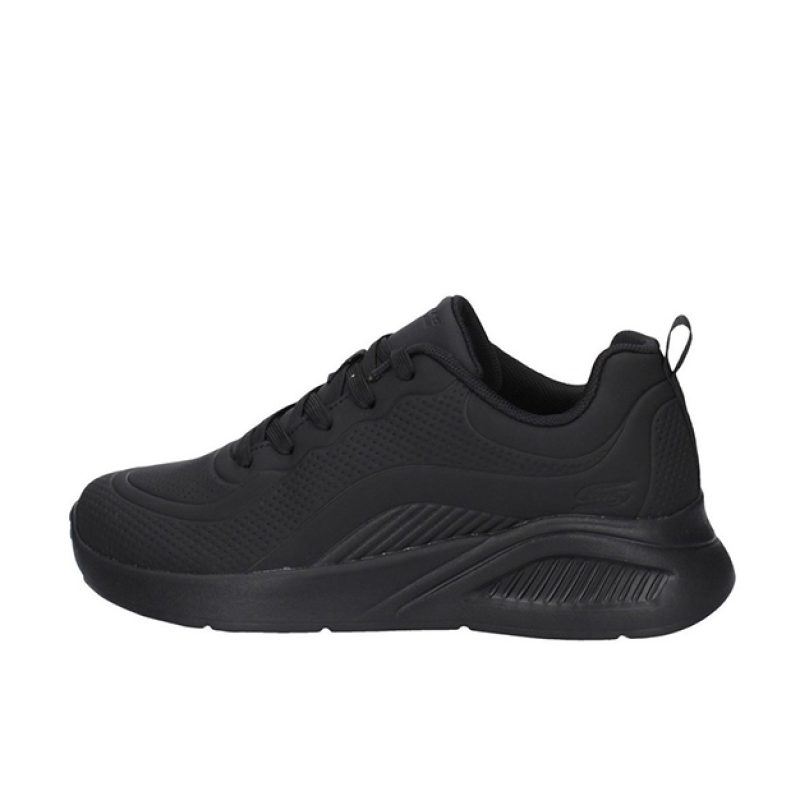 Sneaker Donna SKECHERS in pelle - 117151/BBK BLACK