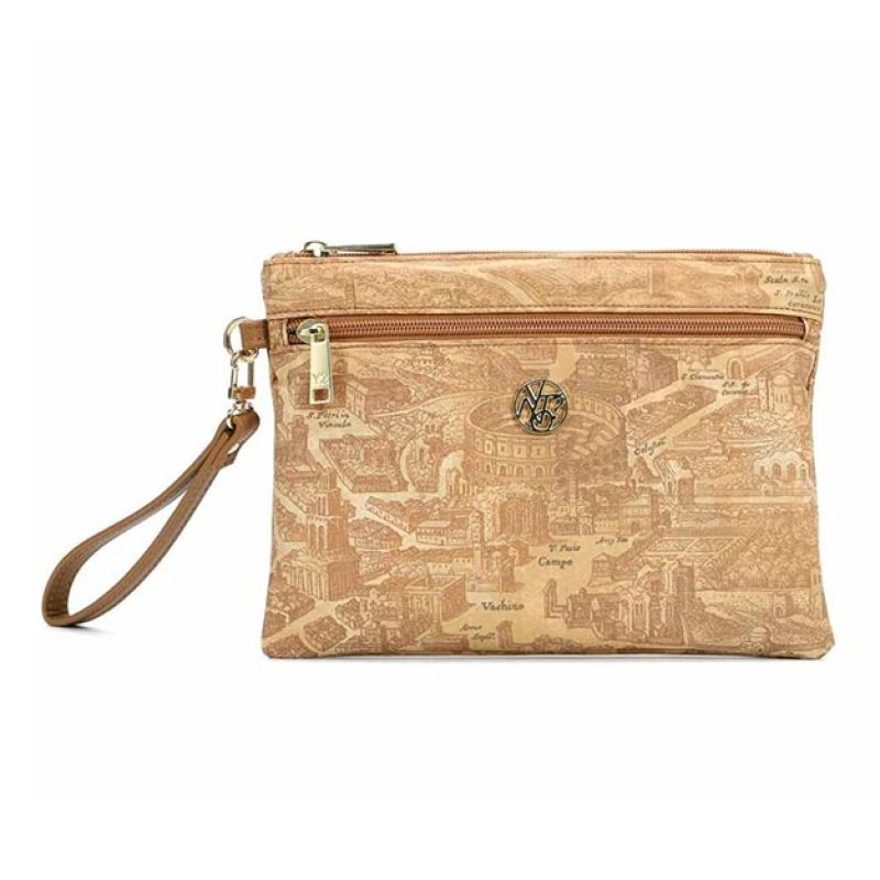 Pochette Donna YNOT in tessuto - YES-343S5 TAN