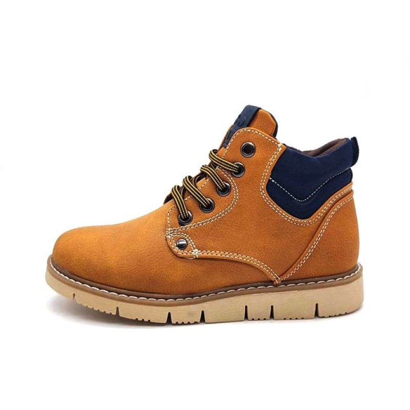 Sneaker alta Bambino Boots ASSO in ecopelle - AG-14240 YELLOW