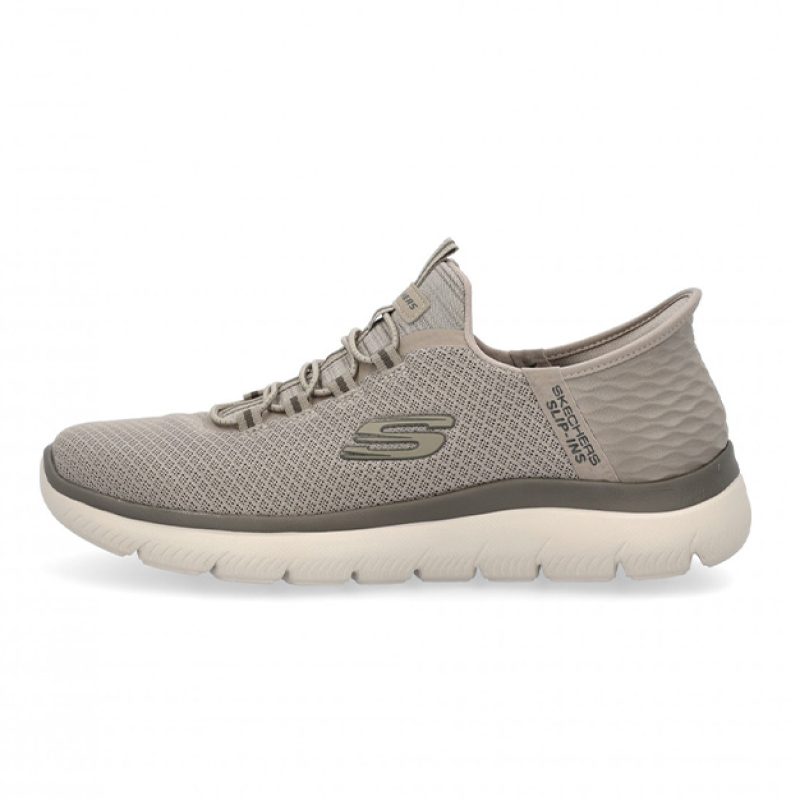 Sneaker Uomo SKECHERS in tessuto mesh - 232457TPE TAUPE