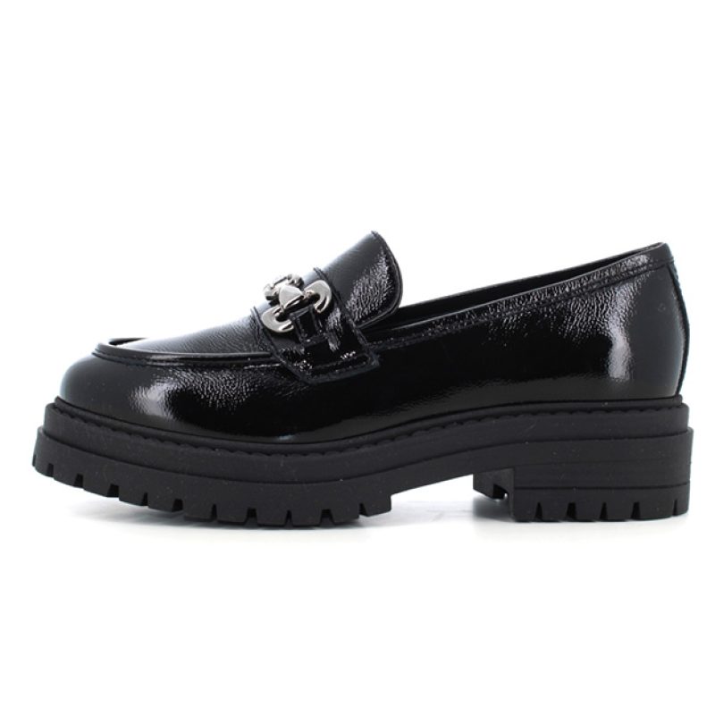 Mocassino Donna NERO GIARDINI in vernice - I411412D100 NERO