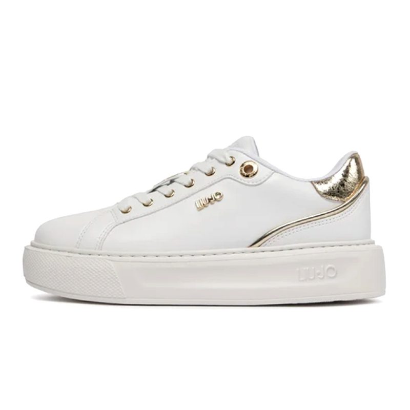 Sneaker Donna LIU JO KYLIE 27 in pelle - BA4073 PX179 WHITE