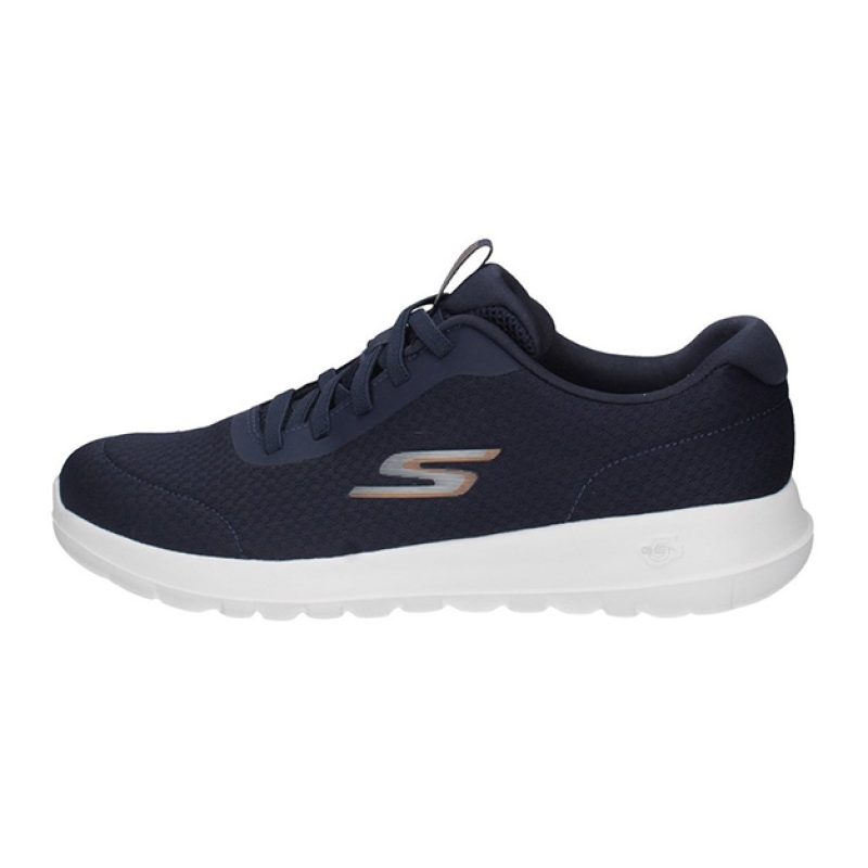 Sneaker Uomo SKECHERS in tessuto tecnico e mesh - 216281/NVOR NAVY/ORANGE