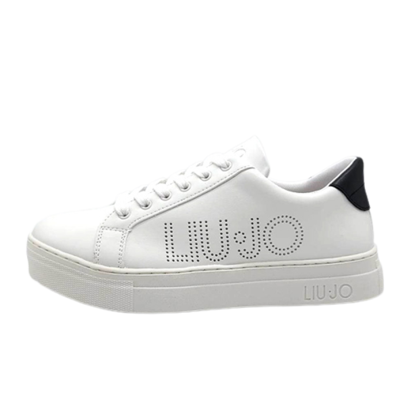 Sneaker Donna LIU JO ALICIA in pelle - 4A3705 EX014 WHITE/BLACK