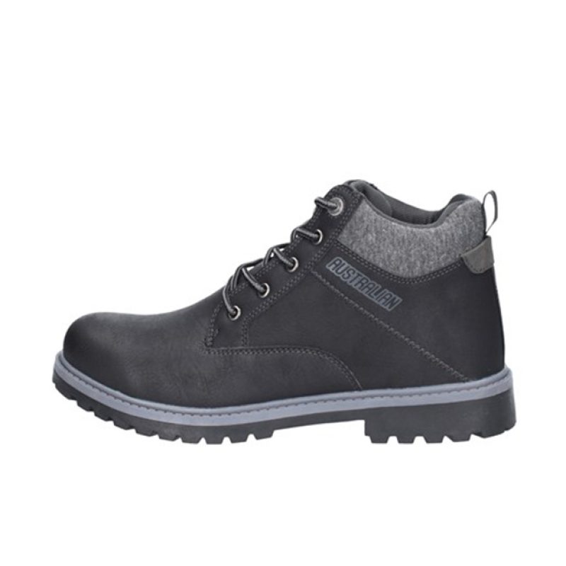 Sneaker alta Uomo Boots AUSTRALIAN in ecopelle - AM536 BLACK