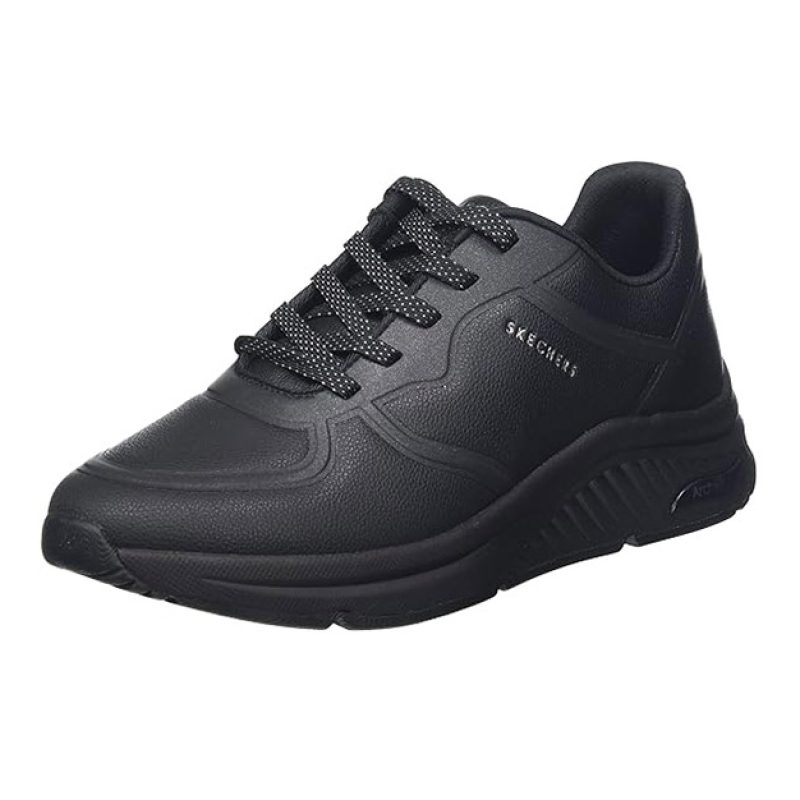 Sneaker Donna SKECHERS in pelle - 155570BBK BLACK