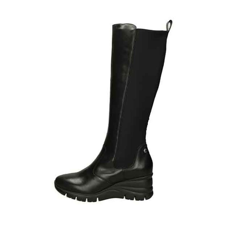 Stivale Donna Nero Giardini in pelle - I116886D/100